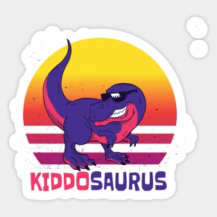 Kiddosaurus T rex Dinosaur Kiddo Saurus Family Sticker